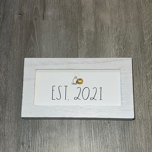 Rae dunn est 2021 wedding sign